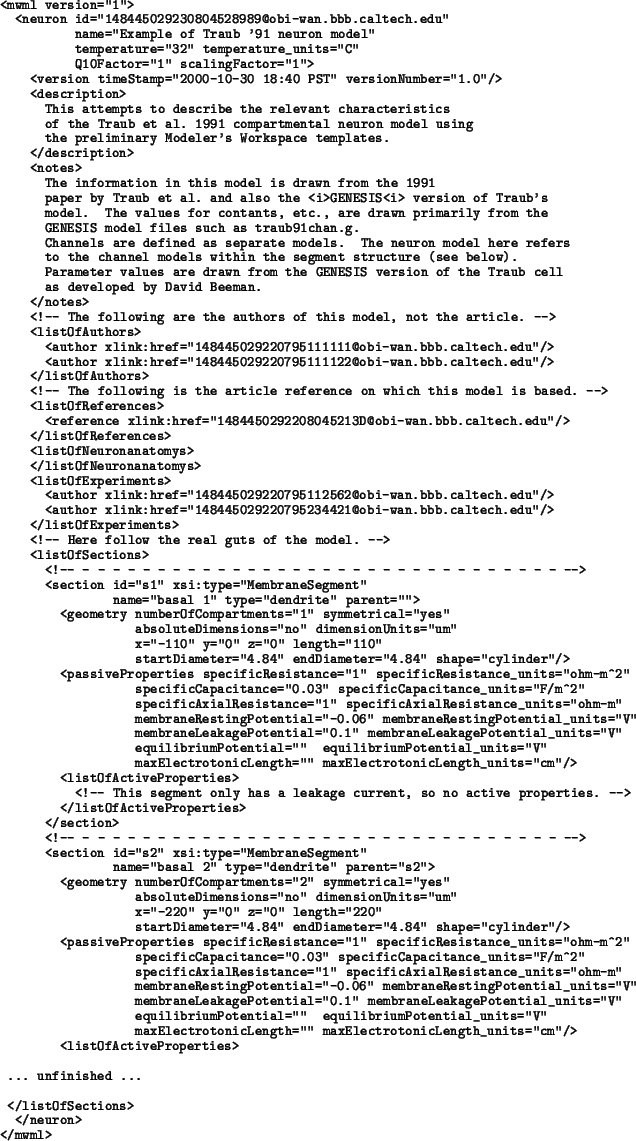 \begin{example}
<mwml version=''1.0''>
<author id=''1484450292207951A4CC@obi-wa...
...er=''1.0'' timeStamp=''2000-03-30 14:40 PST''/>
</author>
</mwml>
\end{example}