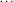 ⋅⋅⋅