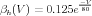                -V-
βh(V ) = 0.125e 80
